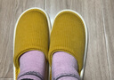 果洛菲日式春秋冬家居室内家用软底地板情侣条纹棉拖鞋男女 实拍图