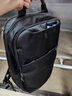 爱华仕 OIWAS商务时尚背包男电脑包大容量女休闲书包男士旅行学生双肩包 黑色 实拍图