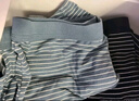 红豆居家平角内裤男式色织棉氨高弹3A抑菌4条装条纹组2175/82A 实拍图