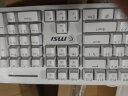 微星（MSI） GK50Z 终结者 有线机械键盘鼠标套装 RGB电竞游戏办公电脑键盘  吃鸡键盘 GK50Z 白色【104键】 茶轴 实拍图