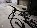 凤凰（Phoenix）折叠山地自行车男女成人学生青少年单车双减震碟刹轻便变速折叠车 黑白辐条轮/显档变速/三套全轴承 30速豪华-26寸（身高160-185CM） 实拍图
