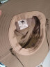 骆驼（CAMEL）渔夫帽男女夏季薄款大头围防晒遮阳太阳帽子大帽檐遮脸大沿帽 实拍图