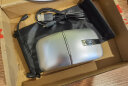 HUKE 微软Pro X蓝牙鼠标surface7可折叠鼠标6充电5便携4适配器3双模鼠标无线静音鼠标 折叠鼠标 钛金银 实拍图
