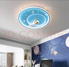 梵季（Fanji） 儿童房灯led吸顶灯卡通创意现代简约男孩女孩卧室房间灯具星球灯 B款蓝色直径50CM三色无极调光 实拍图