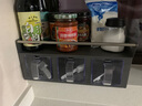 尔沫厨房调料置物架壁挂台面挂钩佐料盒调味盒厨房用具多功能置物架 三格枪灰调料置物架 实拍图