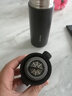 乐扣乐扣（LOCK&LOCK）缤纷弹跳盖保温杯水杯不锈钢杯316不锈钢学生男女便携随手杯 黑色-350ml 实拍图