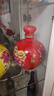 景亿泰景德镇陶瓷酒坛子3斤5斤10斤装品鉴封坛酒瓶密封空瓶酒具酒壶酒罐 1个5斤红色圆球珍藏空酒瓶 实拍图