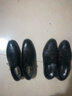 老人头（LAORENTOU）皮鞋男士商务正装鞋头层牛皮透气系带婚鞋男皮鞋 110199 黑 42  实拍图