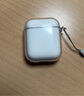 耳机保护壳 适用苹果AirPods pro保护套AirPods无线蓝牙耳机套透明保护壳TPU防摔晶透软壳 Airpods1/2代+Incase挂绳 实拍图