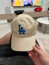 美职棒（MLB）官方男女帽子软顶棒球帽休闲鸭舌帽户外运动夏季遮阳帽生日礼物 洛杉矶道奇队/米黄色/66 均码 F 实拍图