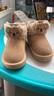 牧童小考拉宝宝雪地靴男孩冬季新款女童鞋加厚保暖幼儿可爱加绒大棉鞋 拿铁咖 23 鞋内长14.5cm/适合脚长13.7cm 实拍图