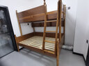 优漫佳 儿童床高低床北欧上下床铺子母床儿童家具实木床柱 仅高低床（不含书架） (下铺)1.2*1.9米 实拍图