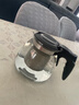 佳铖茶吧机水壶单个烧水壶不锈钢玻璃壶保温适配立式饮水机志高容声 茶吧机温茶壶 0.8L黑色 实拍图