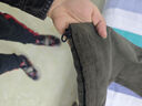 马登工装美式复古灯芯绒束脚长裤松紧腰条绒滑板锥型直筒休闲裤子男秋 军绿色 L 实拍图