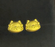 周大福 龙年生肖系列 黄金耳钉(工费160)约1.85g EOF1097 晒单实拍图