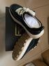皓顿（HAUT TON）增高鞋子头层牛皮板鞋男士新款厚底运动跑步鞋时尚休闲皮鞋男鞋 黑色 40 (适合运动鞋41码) 实拍图