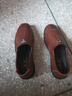 【真牛皮+上线】戈耐休闲皮鞋男士乐福鞋一脚蹬懒人鞋低帮平底鞋防滑春夏透气中年老年人爸爸鞋百搭潮流男鞋 茶色【真皮+手工上线】软底软面 四季款 42码(260MM) 实拍图