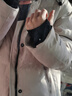 鸭鸭（YAYA）王一博同款冰壳系列户外极寒羽绒服男士新款长款情侣加厚女外套 YE4B001056A-燕麦色 L /175(建议135-155斤) 实拍图