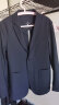 罗蒙（ROMON）男士防晒西服夏季商务休闲青年免烫单西凉感外套上衣XF001藏青175 晒单实拍图