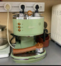 德龙（Delonghi）【国家补贴】咖啡机 复古半自动咖啡机 小型家用意式浓缩15Bar泵压 手动打奶泡 ECO310.VGR 橄榄绿 实拍图