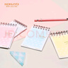 国誉(KOKUYO)A7活页本淡彩曲奇紧凑型超薄mini竖翻笔记本子记事本 5mm方格 透明 20张 WSG-MEYR520T 实拍图
