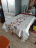 本知桌布防水防油免洗防烫pvc餐桌垫新款家用长方形茶几布台布餐桌布 艾琳仙境（3.0加密防水防油） 100*160cm(适合茶几) 实拍图
