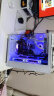 航嘉（Huntkey）V320初恋 全景版海景房机箱 台式电脑机箱（双面钢化玻璃/左右分区/240水冷/7风扇位/M-ATX主板 ） V320初恋全景版-白色 晒单实拍图