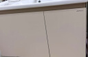 九牧（JOMOO）浴室柜 陶瓷一体盆抗菌悬挂洗脸盆柜组合淡藕色80cm A2721-15AK-1 实拍图