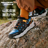 Skechers斯凯奇青少年运动鞋户外鞋冬季新款强抓地防滑儿童鞋406433L 黑色/多彩色/BKMT 30 实拍图
