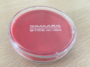西玛（SIMAA）80mm 快干印台印泥 财务办公用品 蓝色圆形透明外壳 19939 实拍图
