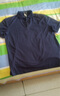 罗蒙（ROMON）送父亲冰丝凉感速干短袖t恤男士夏季薄款休闲翻领POLO上衣爸爸装 藏青 5XL 195 建议210斤以上 实拍图