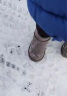 巴拉巴拉儿童防水防滑雪地靴冬季男童女童保暖加厚棉靴高帮软底童鞋光面 灰色调00322-208421141299 25码 实拍图