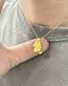 中国黄金（CHINA GOLD）足金元宝龙吊坠男女款萌龙黄金项链生肖本命龙年新年生日礼物 元宝龙吊坠【赠银镀金链】约2.2g 实拍图