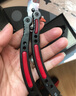 XQ轴承练习蝴蝶折叠全钢CSGO周边甩手刀花式训练新手练习表演工具 红屠夫 未开刃+爪刀 实拍图