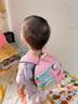 小虫家幼儿园书包女2岁儿童背包春游宝宝防走失书包男孩可爱卡通双肩包 独角兽小号（适合身高80cm以下） 实拍图