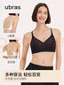 ubras天鹅颈纤细露背文胸女士内衣女无痕无钢圈胸罩 白色 S 实拍图