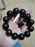 玄同黑檀紫光檀小孔顺纹佛珠文玩手串时尚男女款念珠手链 花瓶款 珠径2.0cm*12颗 实拍图