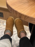 百丽厚底保暖雪地靴女商场同款加绒短靴A4H1DDD3 棕色 38 实拍图
