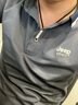 JEEP SPIRIT吉普短袖T恤男夏季男士修身上衣翻领POLO打底衫男装 深灰色 L 实拍图