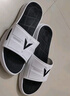 维动拖鞋男女同款魔术贴夏季户外沙滩篮球外穿防水游泳情侣潮牌厚底 【一体款】白黑色 41 实拍图