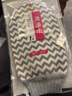 洁丽雅（grace）磨砂沐浴手套洗澡巾双面清洁搓澡神器男女洗澡家用搓背手套 浅蓝+黄色（2条装） 实拍图