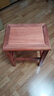 芝兰花韵芝兰花韵金花梨木中式方凳榫卯整装家用钢琴学生写字凳洗脚凳子 金花梨木38*28*48cm花梨色 实拍图