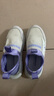 回力（Warrior）儿童鞋轻便跑步鞋一脚蹬男女童鞋校园休闲鞋 WZ-A475T 白紫 29  实拍图
