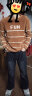 7家优品 牛仔裤男士春夏季新款美式高街休闲直筒弹力修身微喇长裤子男 HCFS-52002黑色加绒 XL 实拍图