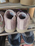 芭比童鞋女童毛毛鞋冬季保暖鞋女童冬鞋儿童加绒运动鞋DA5730 粉紫 27 实拍图