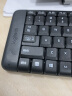 罗技（Logitech）MK220 键鼠套装 无线键鼠套装 办公键鼠套装  多媒体键鼠套装 带无线2.4G接收器 黑色 实拍图