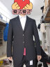 威可多（VICUTU）男士西服羊毛商务正装外套VRS88112503 黑色 175/96B  晒单实拍图