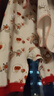 巴拉巴拉童装婴儿连体羽绒服连体衣宝宝衣服冬装哈衣爬服萌趣男童女童 粉紫A70708 80cm 实拍图