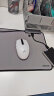 飞遁LESAILES300*250*4mm高密纤维细面专业电竞游戏鼠标垫 中号锁边电脑键盘桌垫 浅灰色 晒单实拍图