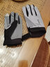 炫世柠檬 手套男户外登山攀岩防滑耐磨全指手套徒步爬山夏防晒运动骑行女 灰色  斜条纹    M 实拍图